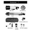 Astronomical Telescope, Stargazing HD Entry-Level Space Telescope for Children and Students,Telescopes for Adults,70mm Aperture 400mm AZ Mount, The Best Gift for Children,Yellow (C view 3