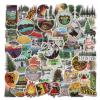200PCS Forest Camping Stickers, Outdoor Hiking Adventure Decals for Boys Girls Adult, Vinyl Waterproof Stickers for Water Bottle Laptop Luggage Helmet Skateboard Guitar Scrapbook view 1