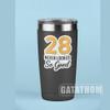 (3PCS) 28 Never Looked So Good Sticker  Happy 28th Birthday, Waterproof Vinyl Decals for Party Decor, Scrapbooking, Water Bottles, Laptops, Size 3" x 2.5" view 2