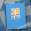 (3PCS) 28 Never Looked So Good Sticker  Happy 28th Birthday, Waterproof Vinyl Decals for Party Decor, Scrapbooking, Water Bottles, Laptops, Size 3" x 2.5" view 4