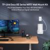 W&J 1983 Wall Mount for TP-Link Deco BE75/BE85/BE95/BE10000/BE17000/BE22000/BE33000 Mesh WiFi 7, Upgraded ABS Bracket Holder with Cable & Power Adapter Storage, Easy Installation (White-3) view 4