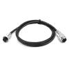 6.56Ft GX16 4Pin Female to Male Aviation Connector Cable,Metal Circular Adapter PVC Cable Connector 5A/125V,16mm for Electrical and Electronic Connections AWG20 Cable 2M view 1