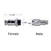 6.56Ft GX16 4Pin Female to Male Aviation Connector Cable,Metal Circular Adapter PVC Cable Connector 5A/125V,16mm for Electrical and Electronic Connections AWG20 Cable 2M view 2