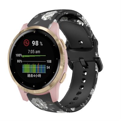 18mm Silicone Replacement Smart Watch Band Strap For Ticwatch C2 For Garmin Active S Smart watch Bracelet Watchband