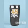 (3PCS) 45 Never Looked So Good Sticker  Happy 45 th Birthday, Waterproof Vinyl Decals for Party Decor, Scrapbooking, Water Bottles, Laptops, Size 3" x 2.5" view 2