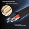 6.56Ft GX16 5Pin Female to Male Aviation Connector Cable,Metal Circular Adapter PVC Cable Connector 5A/125V,16mm for Electrical and Electronic Connections AWG20 Cable 2M view 3