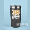 (3PCS) 38 Never Looked So Good Sticker  Happy 38 th Birthday, Waterproof Vinyl Decals for Party Decor, Scrapbooking, Water Bottles, Laptops, Size 3" x 2.5" view 2