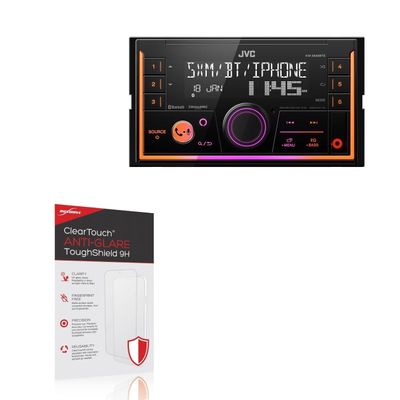 BoxWave Screen Protector Compatible With JVC KW-X840BTS - ClearTouch Anti-Glare ToughShield 9H (2-Pack), Anti-Glare 9H Tough Flexible Film Screen Protector