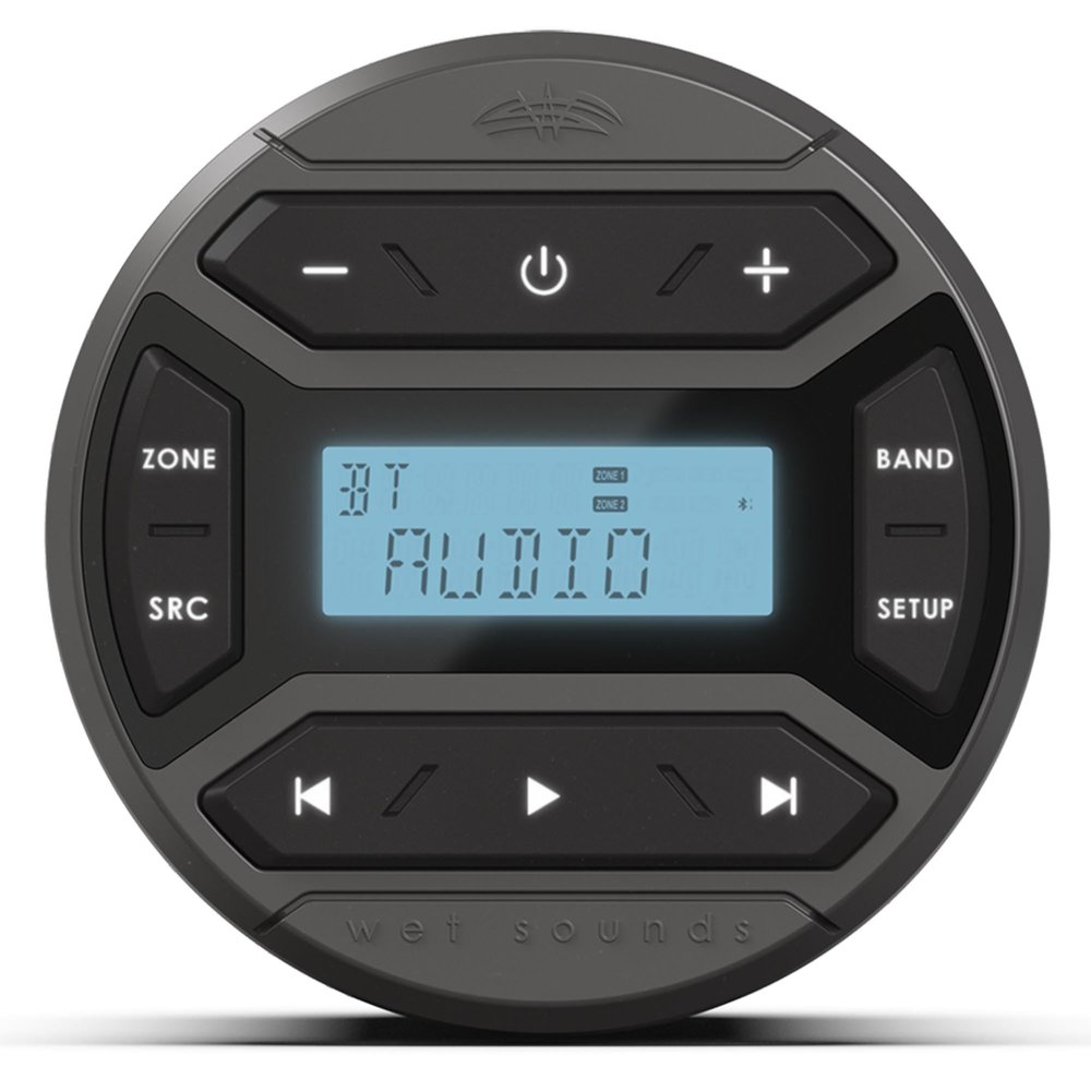 WS-MC-RND | Wet Sounds AM/FM/Digital Tuner Round Media Center
