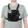 Lone Peak US Made Radio Chest Rig Harness w/phone holster -Sling Bag Alternative Search and Rescue Shoulder Vest - Outdoor EDC Tactical bag for men - Radio Chest Pack for running, hunting, Hiking, EMS view 2