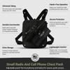 Lone Peak US Made Radio Chest Rig Harness w/phone holster -Sling Bag Alternative Search and Rescue Shoulder Vest - Outdoor EDC Tactical bag for men - Radio Chest Pack for running, hunting, Hiking, EMS view 4