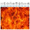 Fmarui Raging Fire Backdrop 15x10ft Burning Flames Background - Firefighter Themed Birthday, Campfire Party Supplies & Portrait Photo Prop - Vinyl Banner for Bonfire Decor view 3