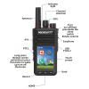 MKMXPTT Global HD Walkie-Talkie, 2.4-inch Touch Screen, Android 9.0, WiFi, Bluetooth, GPS, IP54, 2G/3G/4G Support view 2