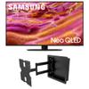 Samsung QN50QN90FAFXZA 50 Inch Neo QLED 4K QN90F Vision AI Smart TV with a Kanto R400 Recessed in-Wall Full Motion Articulating Mount (2025) view 1