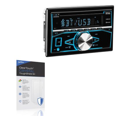 BoxWave Screen Protector Compatible With BOSS Audio 850BRGB - ClearTouch Crystal ToughShield 9H (2-Pack), Clear 9H Tough Flexible Film Screen Protector