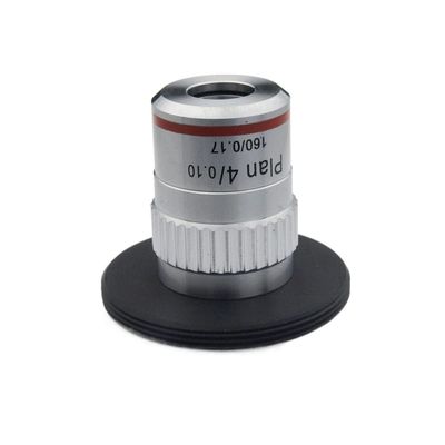 Microscope Accessories Kit Microscope Objective RMS Thread Transfer to M42 X0.75 / M42x1 Interface Adapter Ring Microscope Slides(M42X1-4x Lens B)