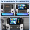 [4+128G] Android 15 Car Radio Stereo for Nissan Frontier Xterra 2009-2012 with Wireless Carplay&Android Auto,9 Inch Car Radio with Mirror Link Bluetooth FM/RDS WiFi GPS EQ DSP SWC+AHD Backup Camera view 2