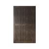 Homacer 48 in. x 80 in. Vertical Stripe Design Ebony Finished & Unassembled Pine Wood Barn Door (Interior Use Only) view 1
