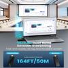 Wireless HDMI Transmitter and Receiver 328FT/100M, 5G Plug & Play Portable Wireless HDMI Extender Kit for 4K@30Hz Input 1080P Output, for Streaming Video and Audio to Monitor from Laptop/TV Box/PC view 4