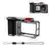 SZZCNOX Metal Cage for DJI OSMO Action 4/3/5 PRO, Protective Frame Housing Case for DJI Osmo Action 4/3/5 Pro Camera Accessories, Rabbit Cage with Cold Shoe for Video Light Microphone view 1
