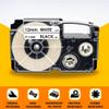12mm Black On Clear Label Tape Cartridge Compatible with Label Maker XR-12X KL-60L KL 880 KL-70e KL-100e view 3