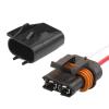 Cars Connector 1 Set 2 Pin Auto High Current Fuse Holder Fan Electrical Cable Connectors Wire Harness Plug 12033769 for 630Series(2 Pin Male,1 Pc) view 2