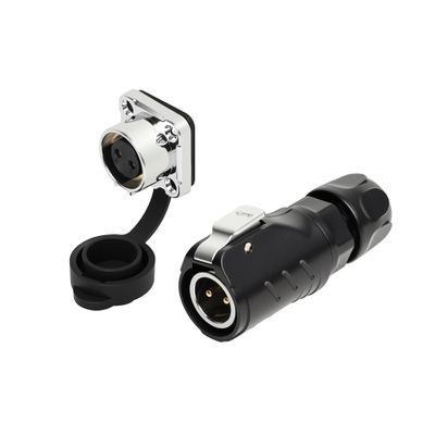 ZBLZGP LP12 2 Pin Industrial Connector, High Mechanical Strength with 5000N Pull-Out Resistance, Durable for Heavy-Duty Construction Machinery