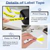 Esaytool 10 Pack Compatible with P-Touch TZe-661 TZe661 TZ-661 Black on Yellow 36mm 1.4'' Laminated Label Tape Replacement for Ptouch PT-P900 9600 9700PC D800W E800W 9500PC P900W P950NW Makers view 4