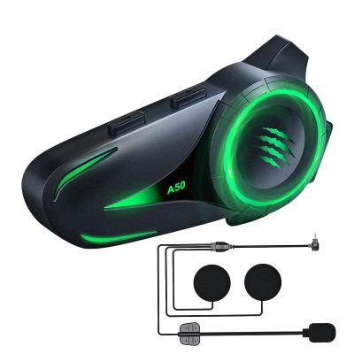 JZAQ Motorcycle Helmet Bluetooth Headset Speaker,Outdoor Helmet Headphones with Noise Cancellation Ultra-Thin Wireless Bluetooth Headphones Riding/Skiing/Sport 1000mAh