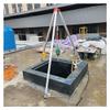 Adjustable Portable Hoist Tripod Kit with Hand Winch & Anti-Falling Device, 2600LBS Capacity, 500 KG Load Rated, Emergency Rescue System for Safe Lifting & Recovery view 1