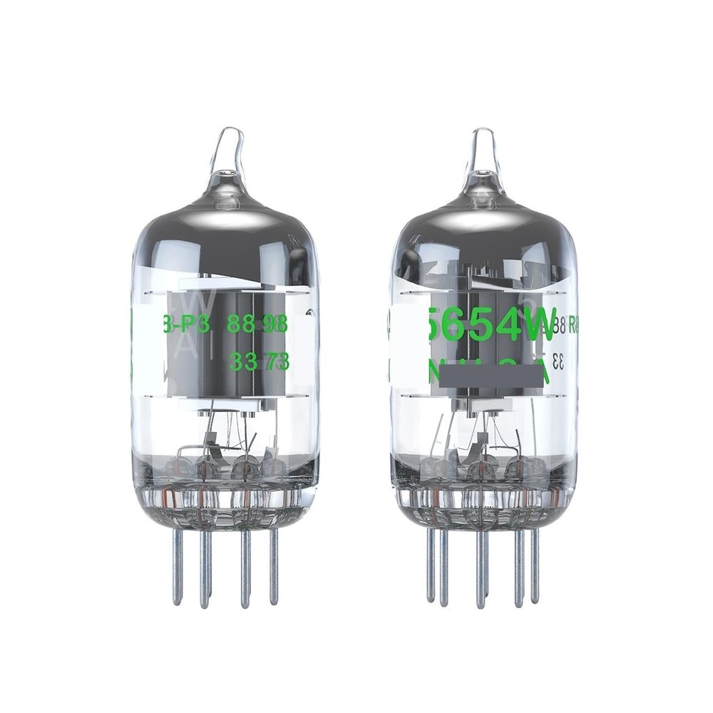 2 pcs 5654W Vacuum Tube 7 pin Upgrade Version, Suitable for 6AK5 6J1 6J1P EF95 paired Tube