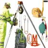 Confined Space Tripod Confined Space Tripod Kit Tripod for Sewer Well Tunnel Entry Tripod Rescue Tripod(1200LBS Winch+Fall Protection) view 1