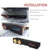 8" Dual ported sub Box, fits 2014-2018 Sierra Crew-cab Speaker Box subwoofer Enclosure Stereo car Audio Home Audio RED Design view 3