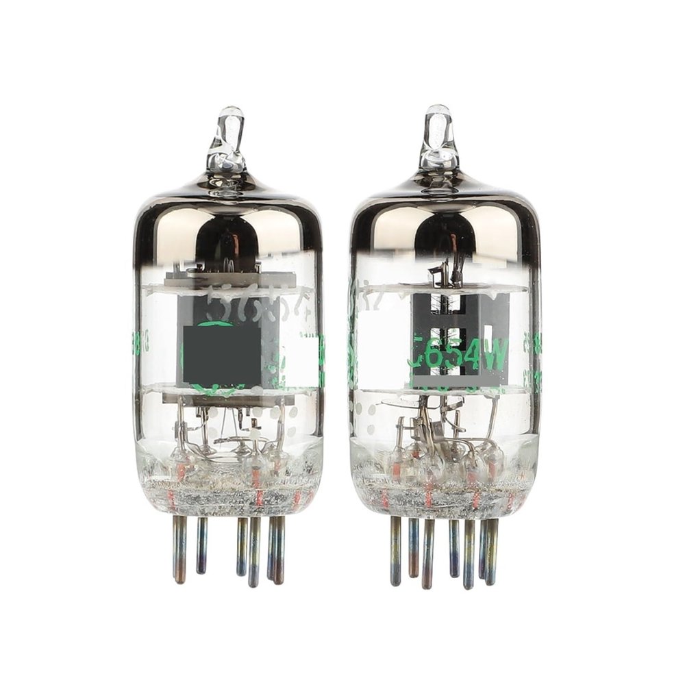2-Pack 5654W GE5654 Vacuum Tube Vacuum Tube Upgrade Version Suitable for 6J1 6m1 6AK5 6J1P EF95 Audio Amplifier