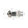 2-Pack 5654W GE5654 Vacuum Tube Vacuum Tube Upgrade Version Suitable for 6J1 6m1 6AK5 6J1P EF95 Audio Amplifier view 4