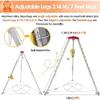 WXPWAMZ Confined Space Tripod Confined Space Tripod Kit with 1200 1800 Winch, Tripod System for Well Tunnel Sewer Entry Rescue Tripod(1200LBS Winch) view 2