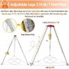 Confined Space Tripod Confined Space Tripod for Deep Well/Sewer Cleaning/Pipe Repair, Aluminum Stabilizer with Safe Belt Rescue Tripod(1200lbs(65ft Winch)) view 3