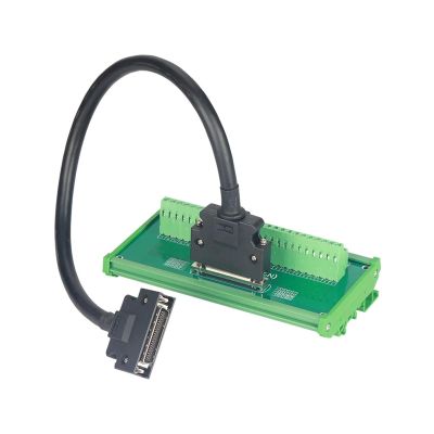 GJWBAKS 1pc HL-SCSI-50P(CN) for ASD-A2 AB Series Servo Driver CN1 Terminal Board Block ASD-BM-50A Cable SCSI50(SCSI50 1m Cable)