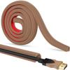 RPXRPXSide Open One Cord Cable Raceway Wire Cover for Cords, Our Cable Track is Best Suited for one Wire (Diameter <0.27"),Wire Raceway Management Cable Concealer Channel (Brown, 39in) view 1