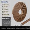 RPXRPXSide Open One Cord Cable Raceway Wire Cover for Cords, Our Cable Track is Best Suited for one Wire (Diameter <0.27"),Wire Raceway Management Cable Concealer Channel (Brown, 39in) view 3