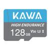 KAWA 128GB Micro SD Card, High Endurance Video Monitoring Card, microSDXC Flash Memory Card, A1, U3, Class10, V30, High Speed TF Card for DashCam, Security Camera, Phones, Tablets, Drones view 1