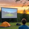 60-250 Inch 16:9 HD 4K Outdoor Movie Projector Screen, Wrinkle-Free Foldable Home Theater Cinema Screen for School Presentations, Camping, Party, Travel(110inch/243x140cm) view 3