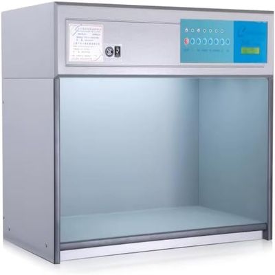 HFBTE Colour Assessment Cabinet Color Viewing Box 6 Light Source Color Matching Light Box for Textile,Dyeing,Packaging,Printing,Leather,Inks,Etc with 110V/220V Voltage D65 TL84 UV F CWF TL83