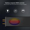 VSVAKHXC Remote Control Fan Light Controller PC Accessories 5V Black SATAPin view 4
