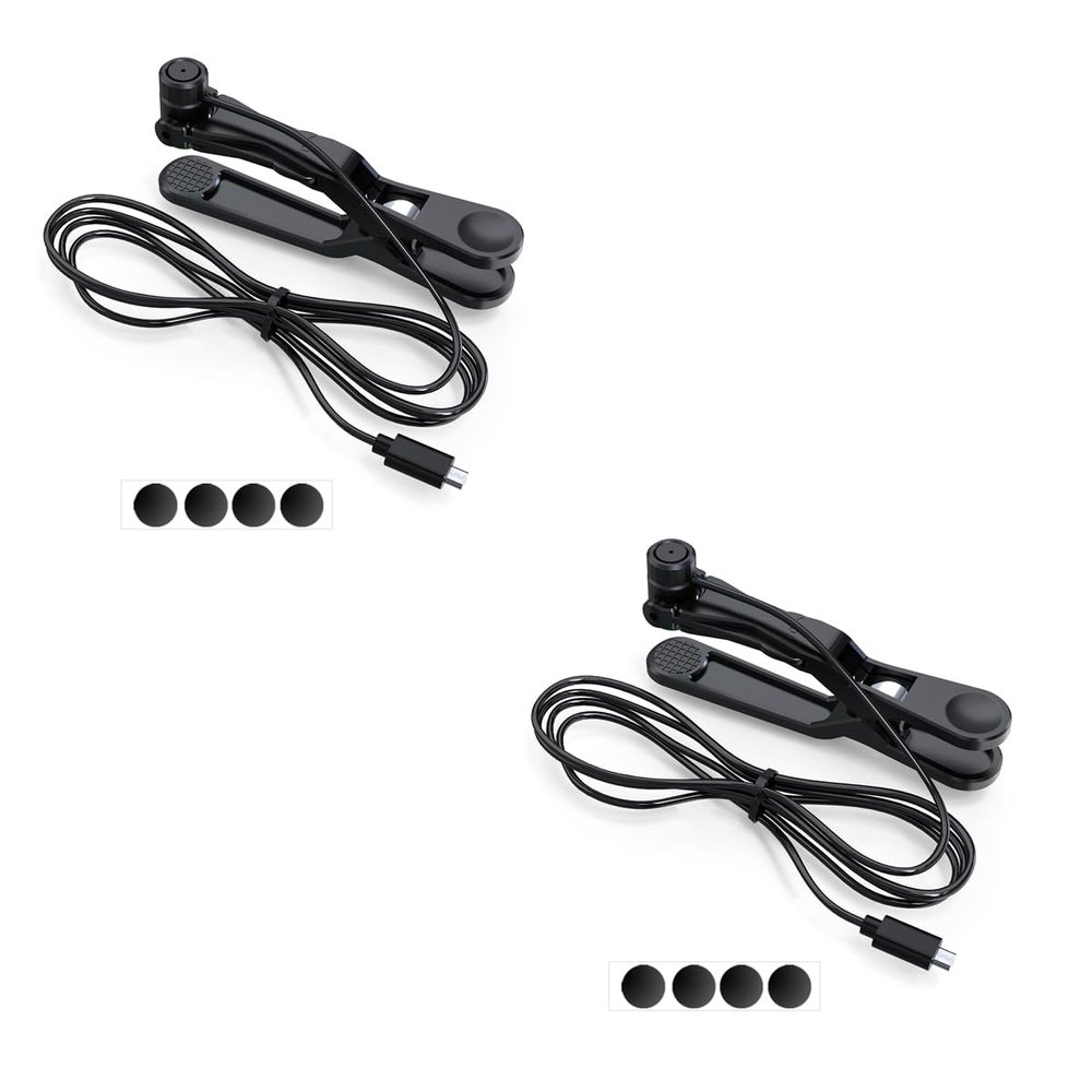 Clicking Tip (2pcs) for X1/X2PRO/G30 Auto Clicker Accessories, with Micro USB Port, with 8pcs Nano Adhesive Pads
