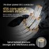 1 Pair HiFi Silver-Plated Speaker Cable High-end 7N OCC Speaker Wire for Systems Y Plug Plug Speaker Cable(Y to Y Plug,1.5m) view 3