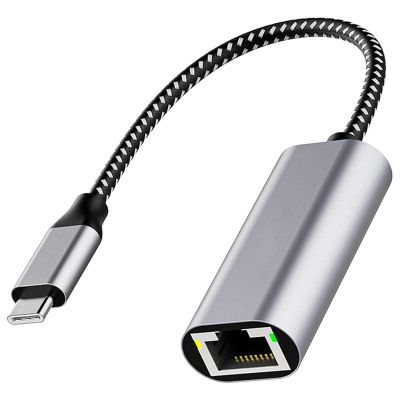 Type C to RJ45 Ethernet Adapter USB C to RJ45 Supporting Ethernet Networking Adapter Gigabit Dongle Converter for PC USB