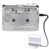 Serounder Portable Cassette Tape Player, Stereo USB Cassette to MP3 Converter with Auto Reverse and Copper Flywheel, with 3.5mm Noise Canceling Headphone for PC Laptop view 1