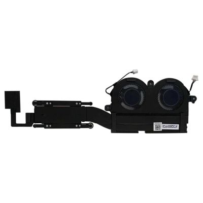 0WCX2D for XPS 13 9380 XPS 13-9380 Laptop CPU Cooling Fan Cooler Fan Heatsink Radiator WCX2D AT2Q0001DT0(Cooling Fan Set)