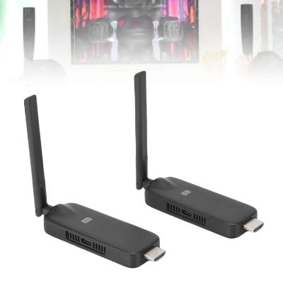Yoidesu Wireless HDMI Transmitter and Receiver, Plug & Play Portable Wireless Extender Kit 4K Support 2.4 / 5G 164Ft, for Screen Display Laptop/Tv Box/Projector